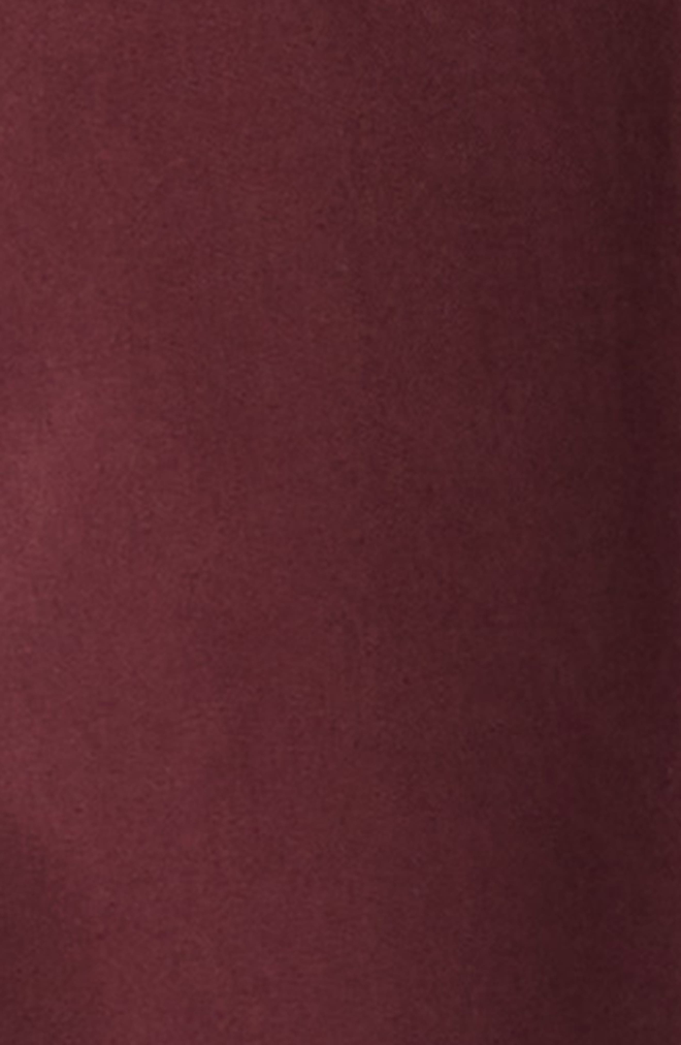 Dolce&Gabbana Double Pleat Crop Stretch Cotton Pants in Dark Violet at Nordstrom - 5