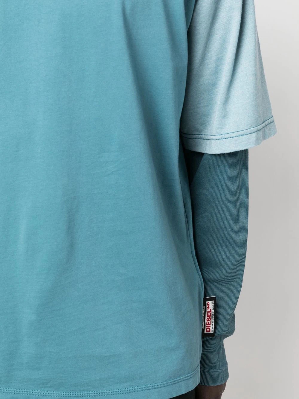 panelled long-sleeved T-shirt - 5