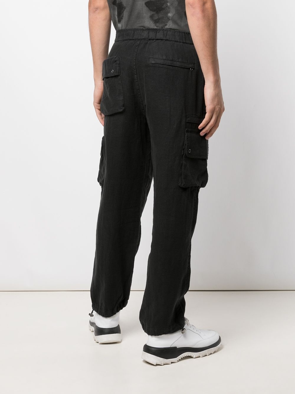 Utility multiple-pocket straight trousers - 4