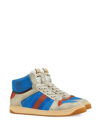 GUCCI Screener leather high-top sneaker outlook