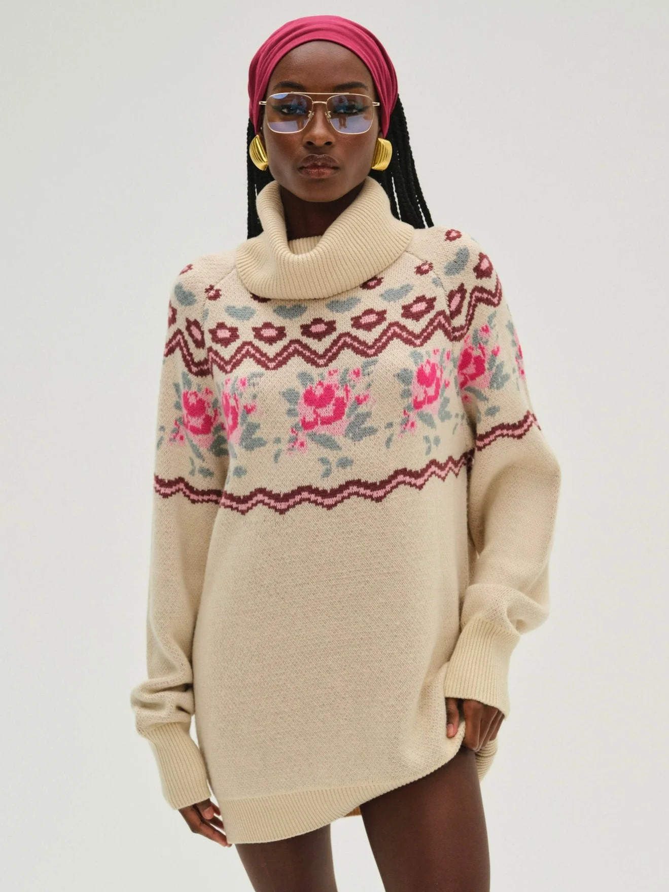 Ski Lodge Oversized Sweater - 1