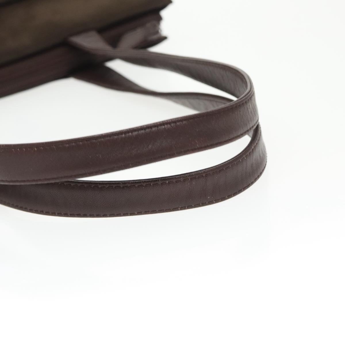 Burberry Shoulder Bag Suede Leather Brown - 7