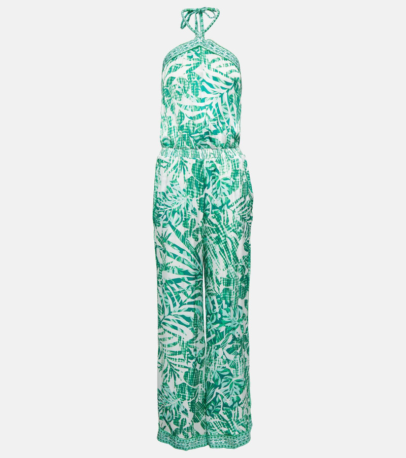 Isabelle printed halterneck jumpsuit - 1