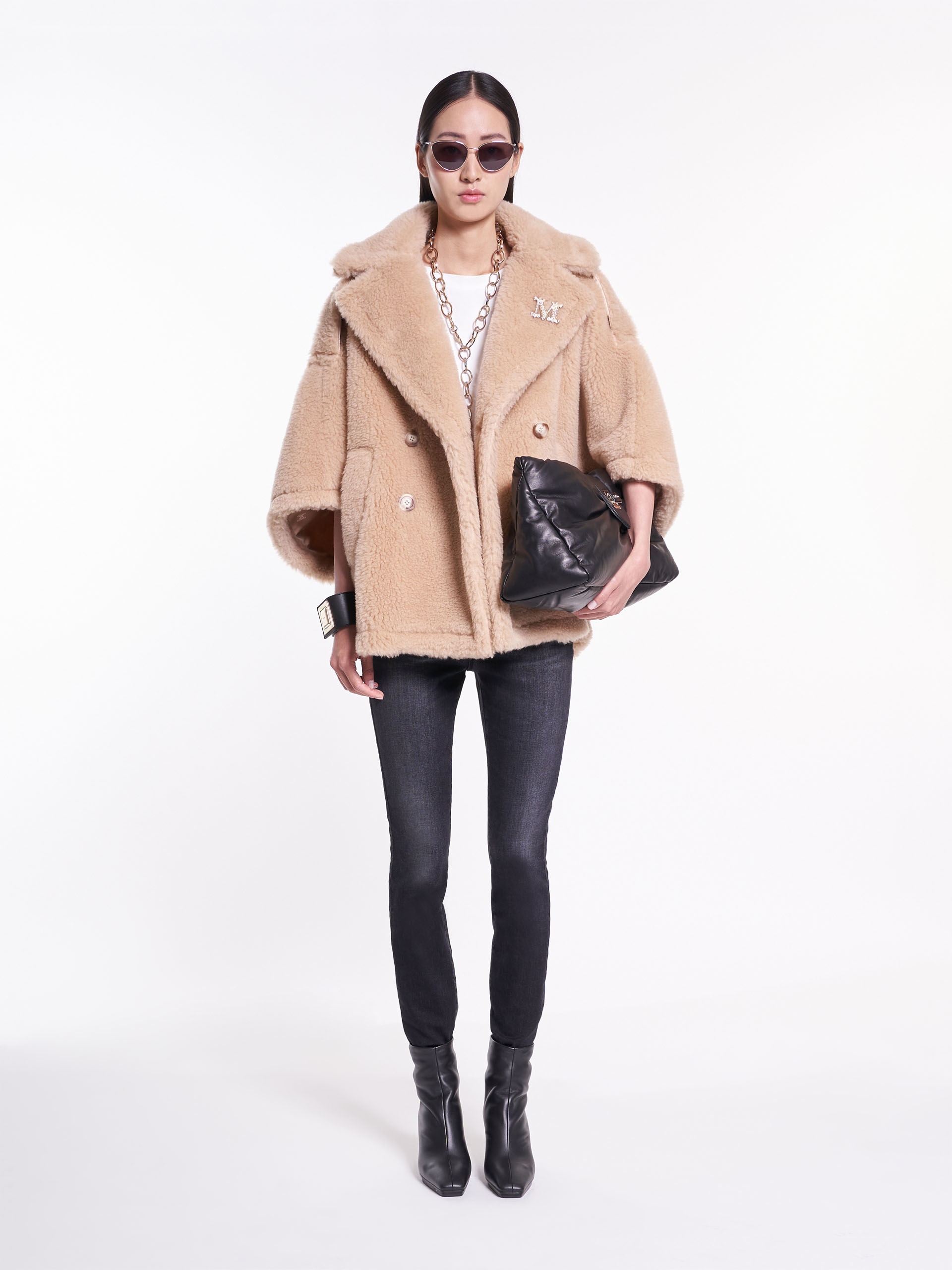ADESSO Teddy fabric cape - 2