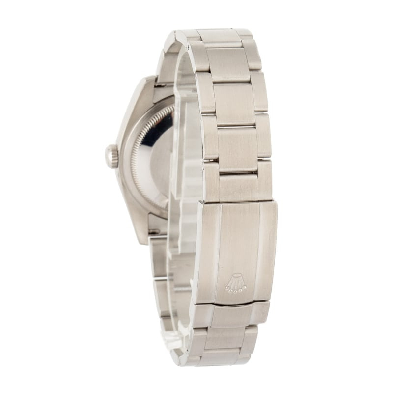 Rolex Oyster Perpetual 116000 Silver Arabic Dial - 3