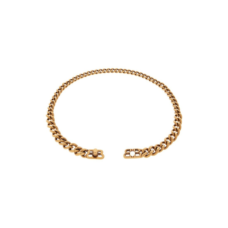 Monaco Chain Necklace  in Antique Gold 3
