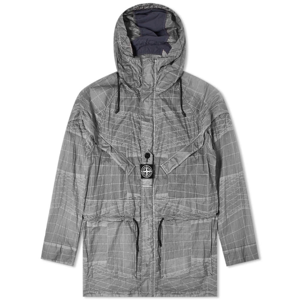 Stone Island Reflective Grid Parka - 1