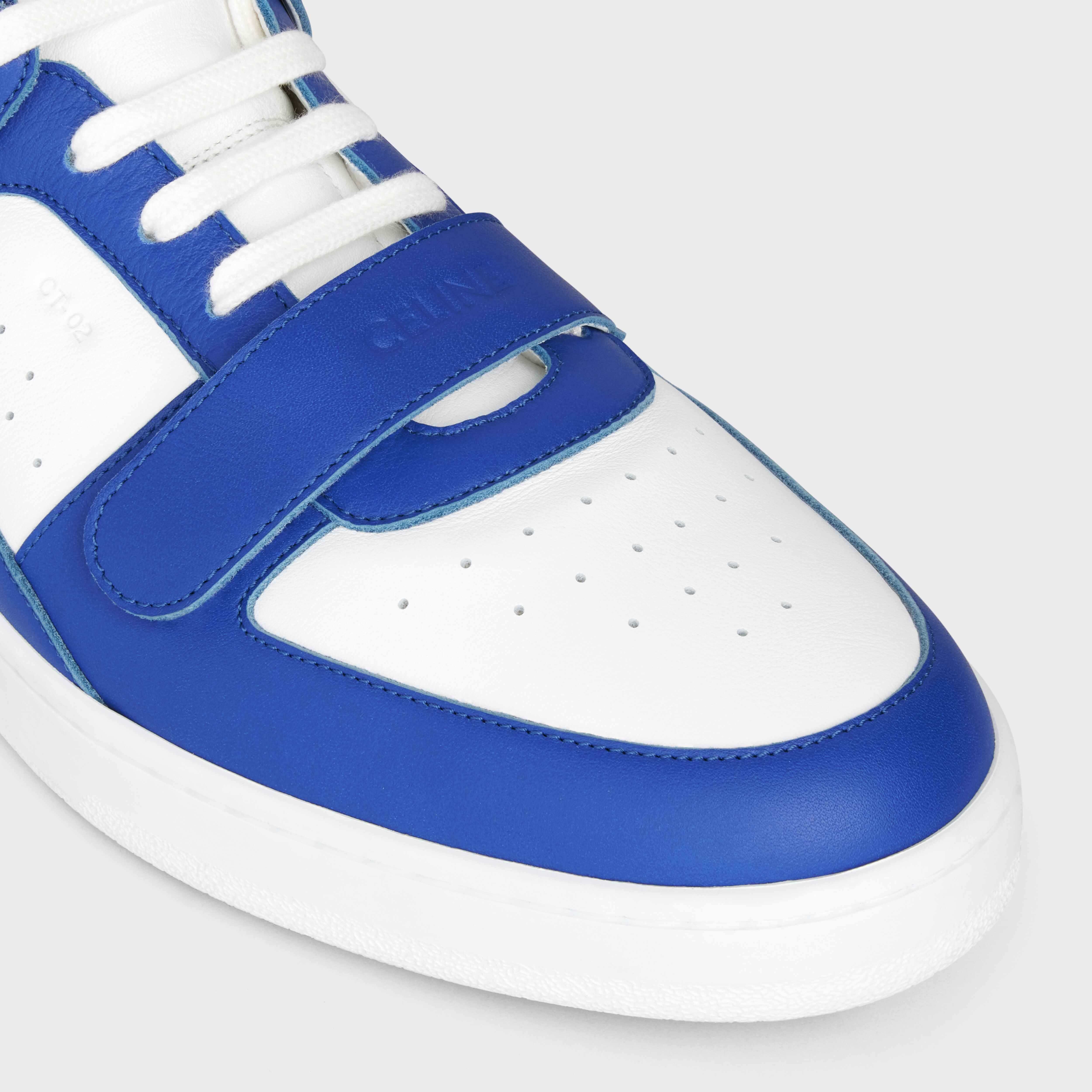 CT-02 MID SNEAKER WITH VELCRO in CALFSKIN - 4