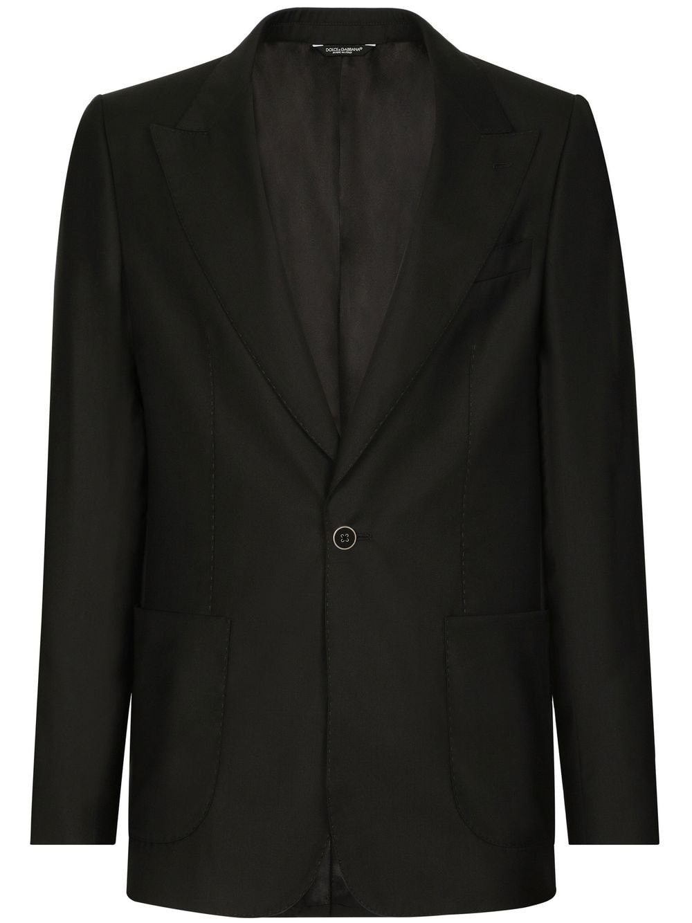 one-button tailored blazer - 1
