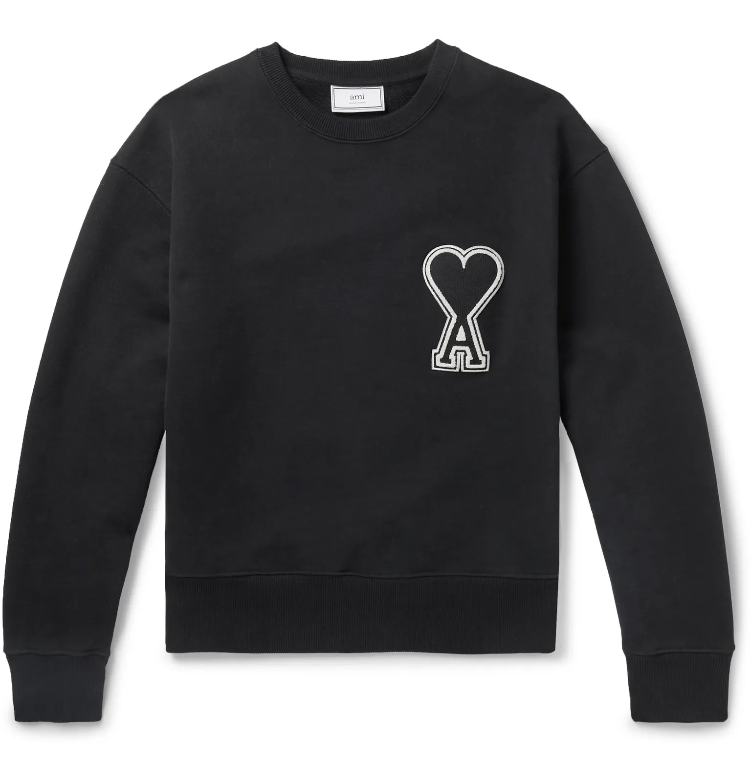 Logo-Appliquéd Mélange Loopback Cotton-Jersey Sweatshirt - 11