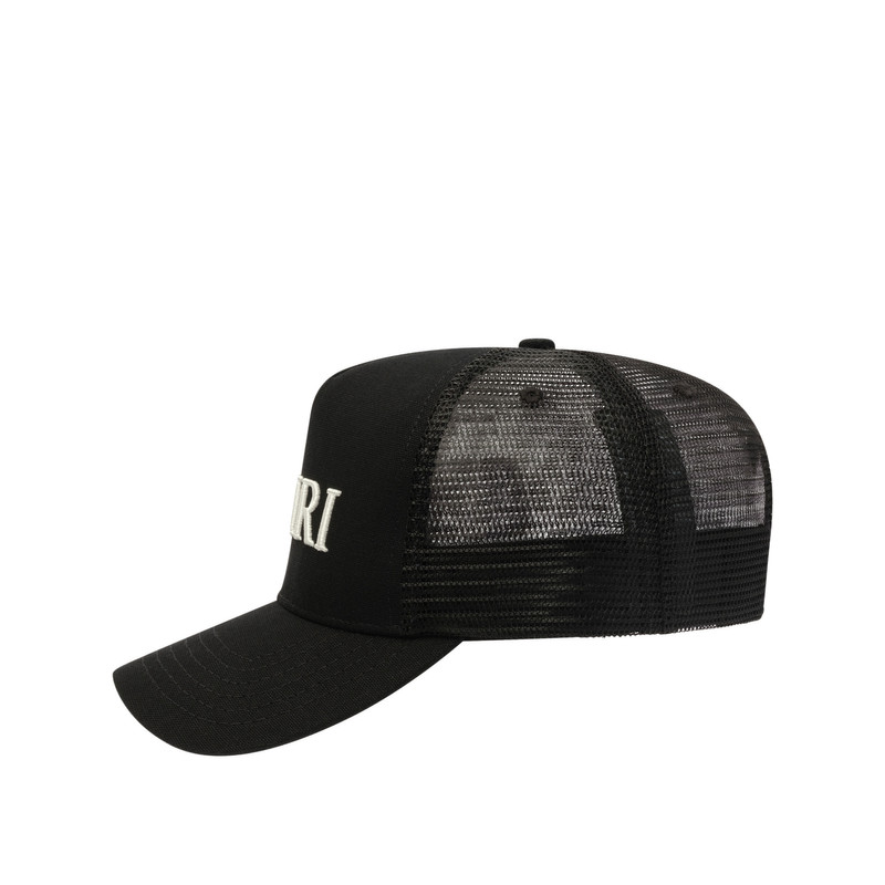 AMIRI Amiri Core Logo Trucker Hat in Black outlook
