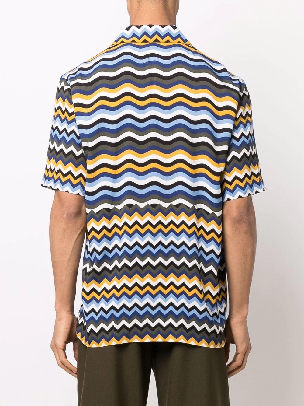 zigzag short-sleeve shirt - 4