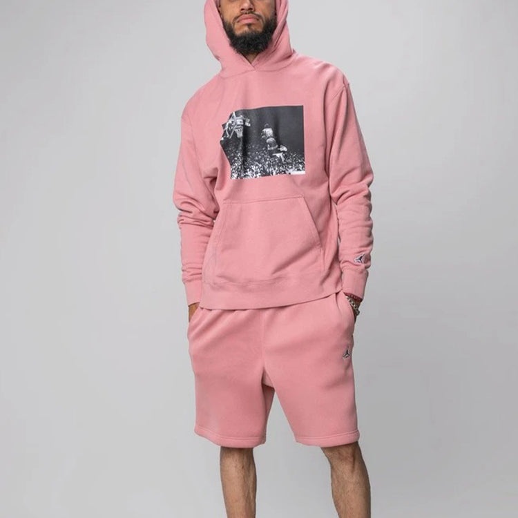 Air Jordan x Union LA Flying High Hooded Sweatshirt 'Rust Pink' CV1348-685 - 3