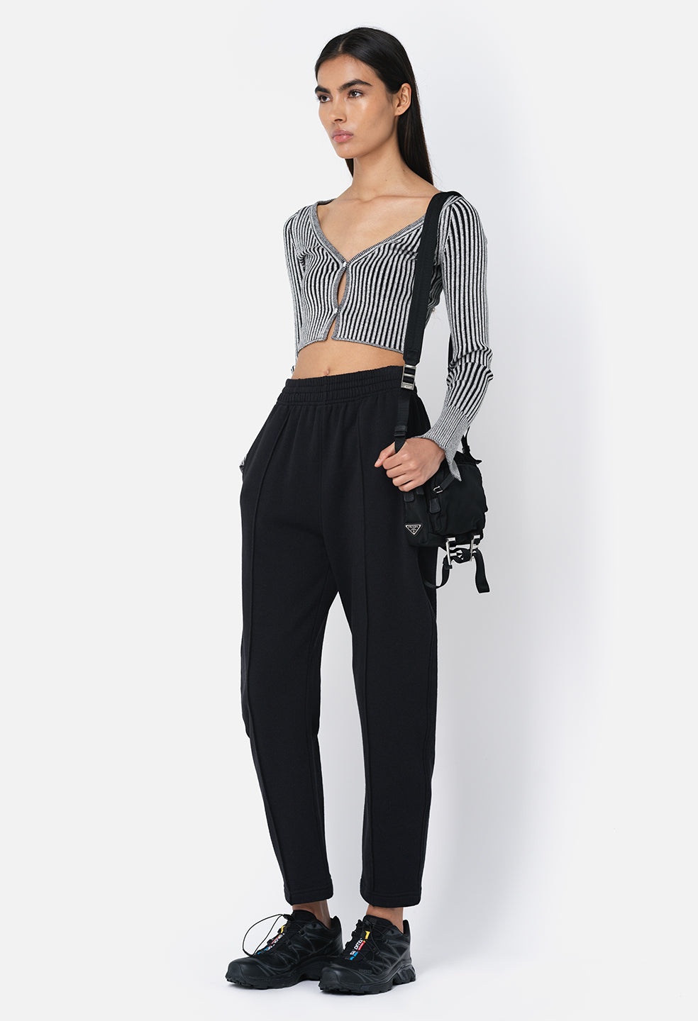 FLEECED PINTUCK SWEATPANT - 3