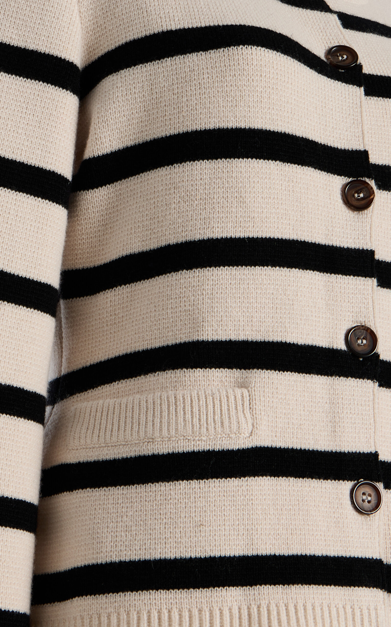 Cooper Wool-Cashmere Cardigan stripe - 5