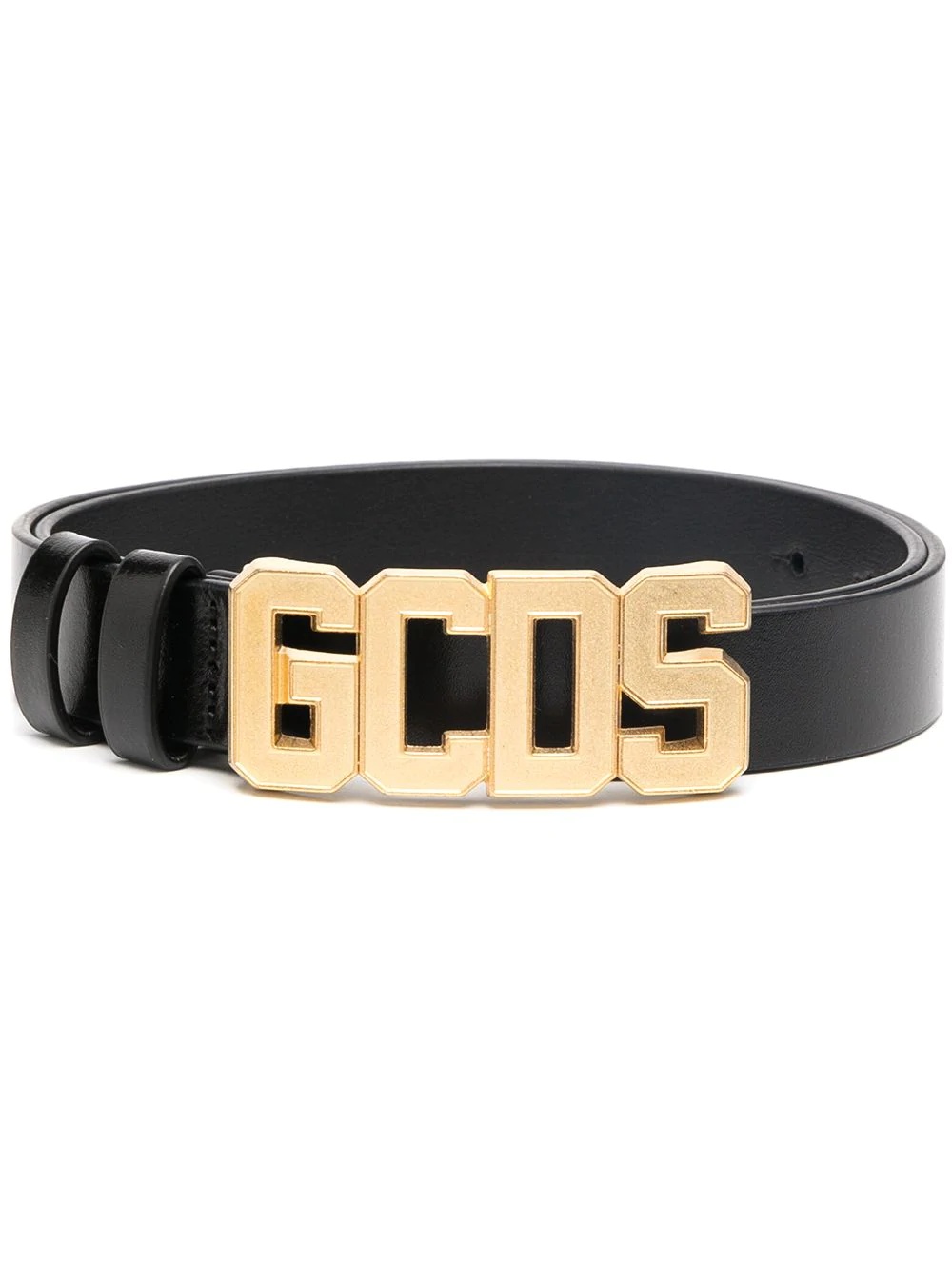 logo-buckle belt - 1