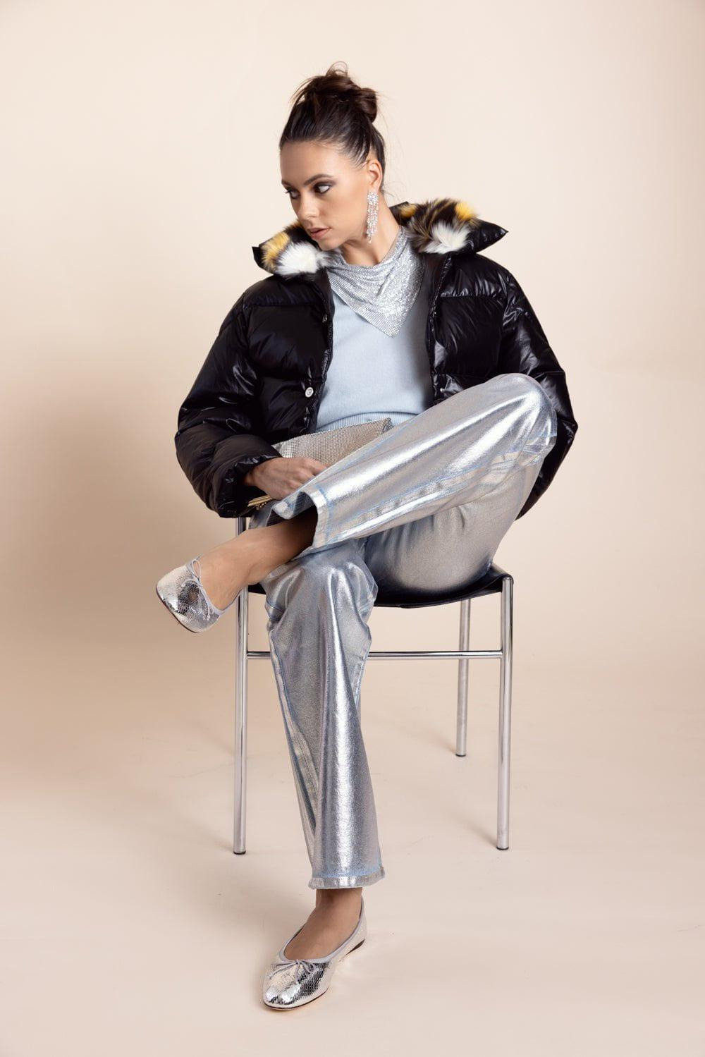 Faux Fur Puffer Jacket - 3