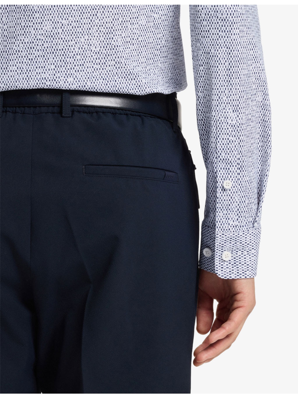 Graphic-Print Regular-Fit Stretch-Woven Shirt - 6