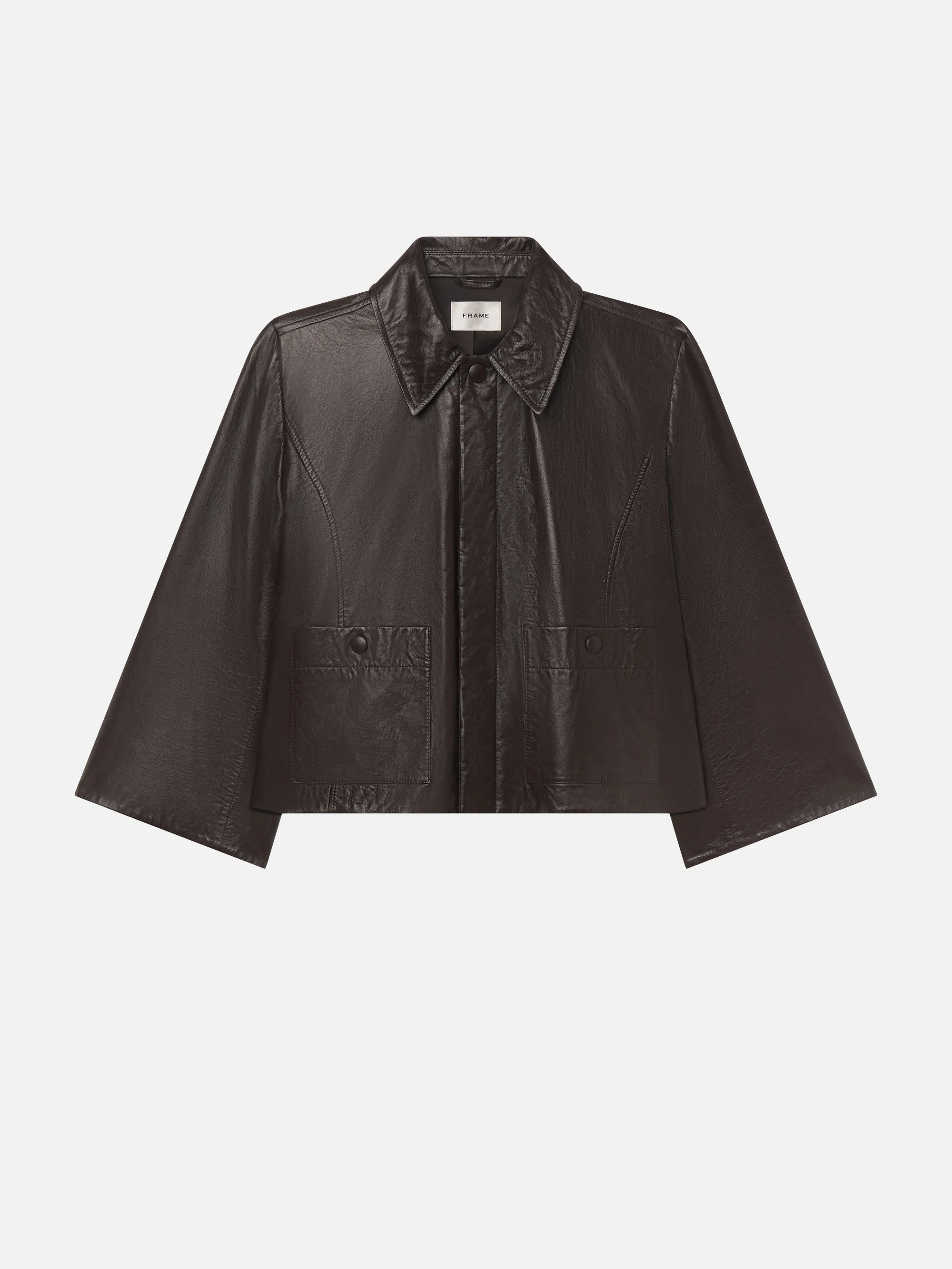The Paper Leather Swing Jacket - 1