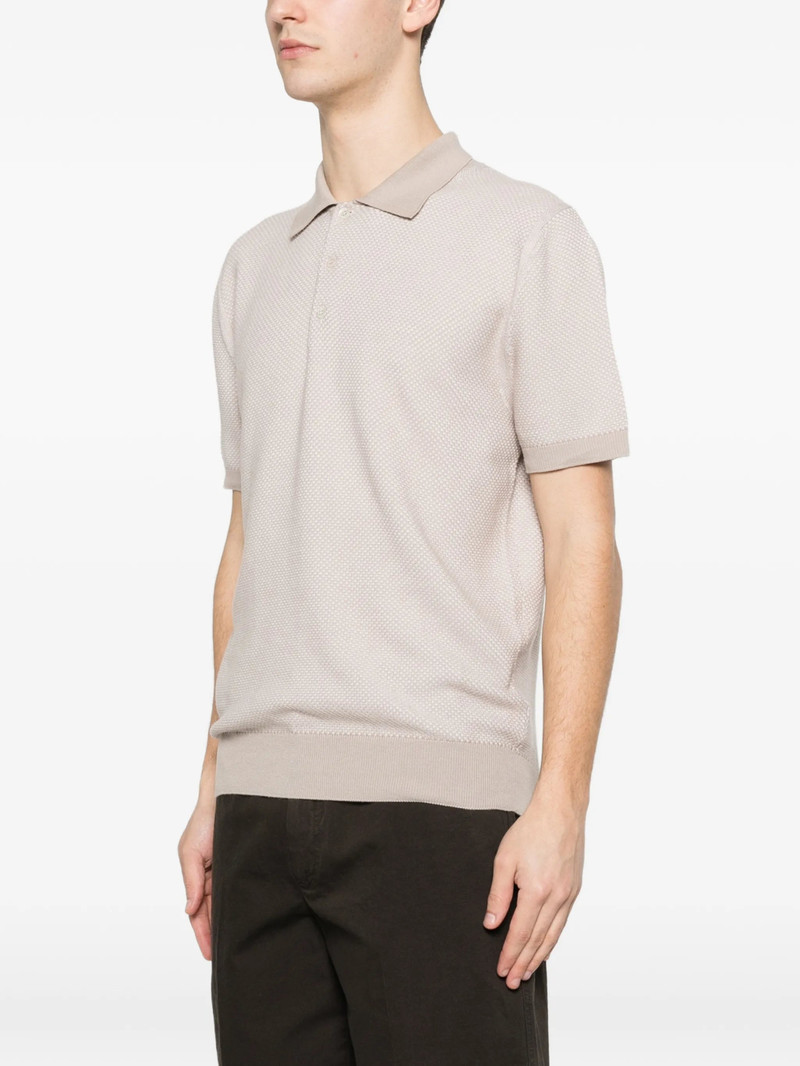 Canali Canali Textured Polo Shirt outlook