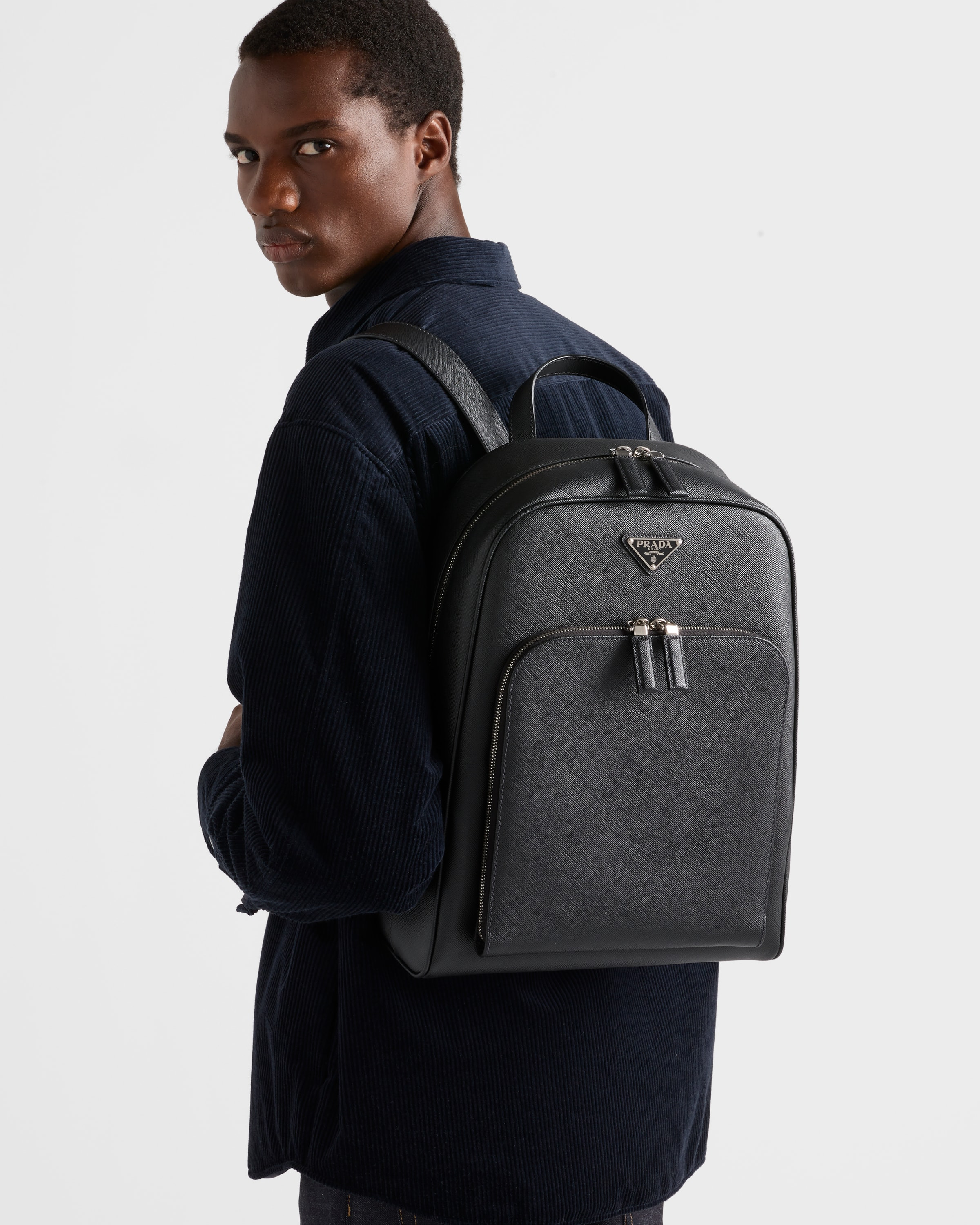 Saffiano backpack - 8