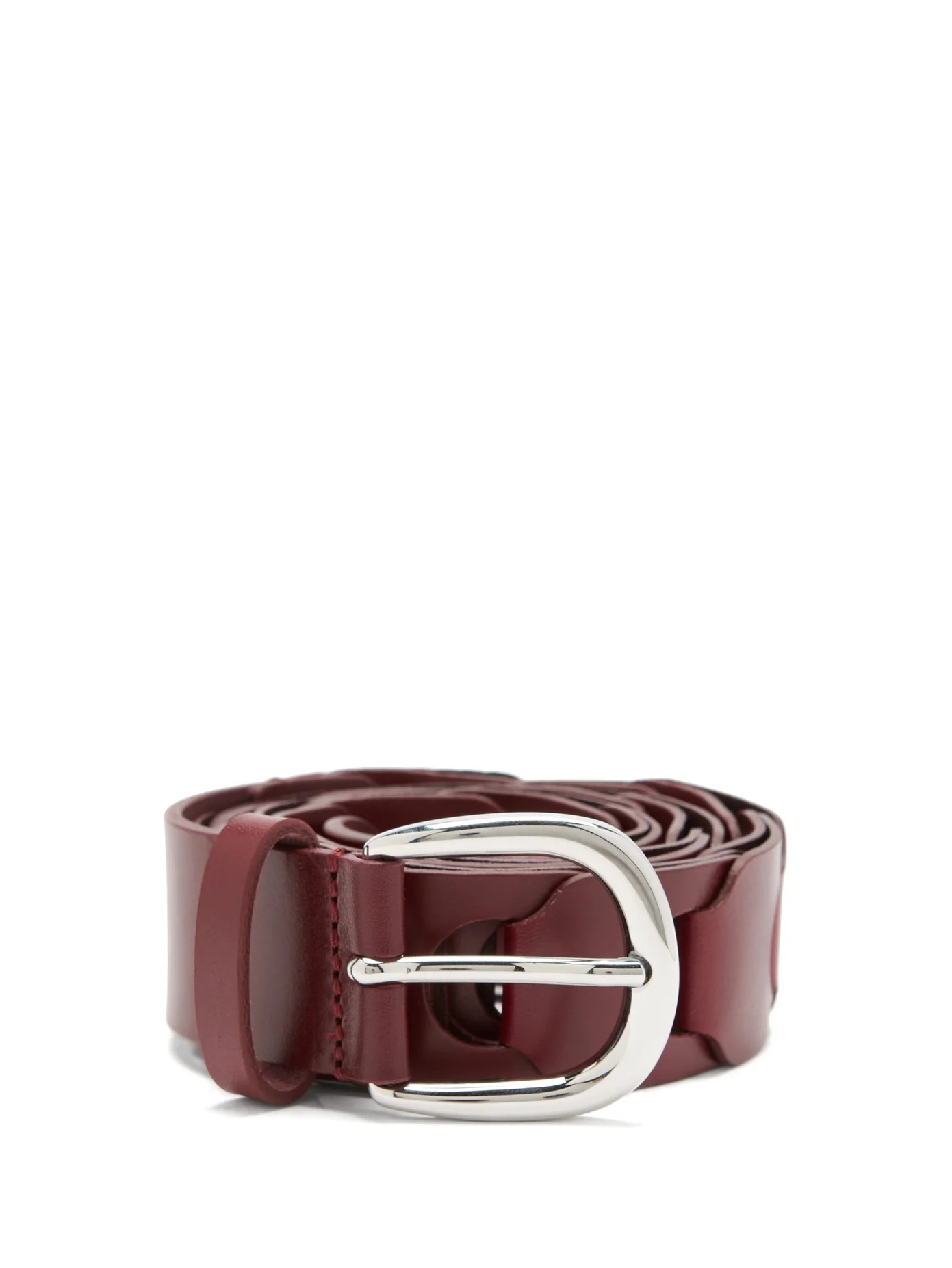 Zak braided-leather belt - 1