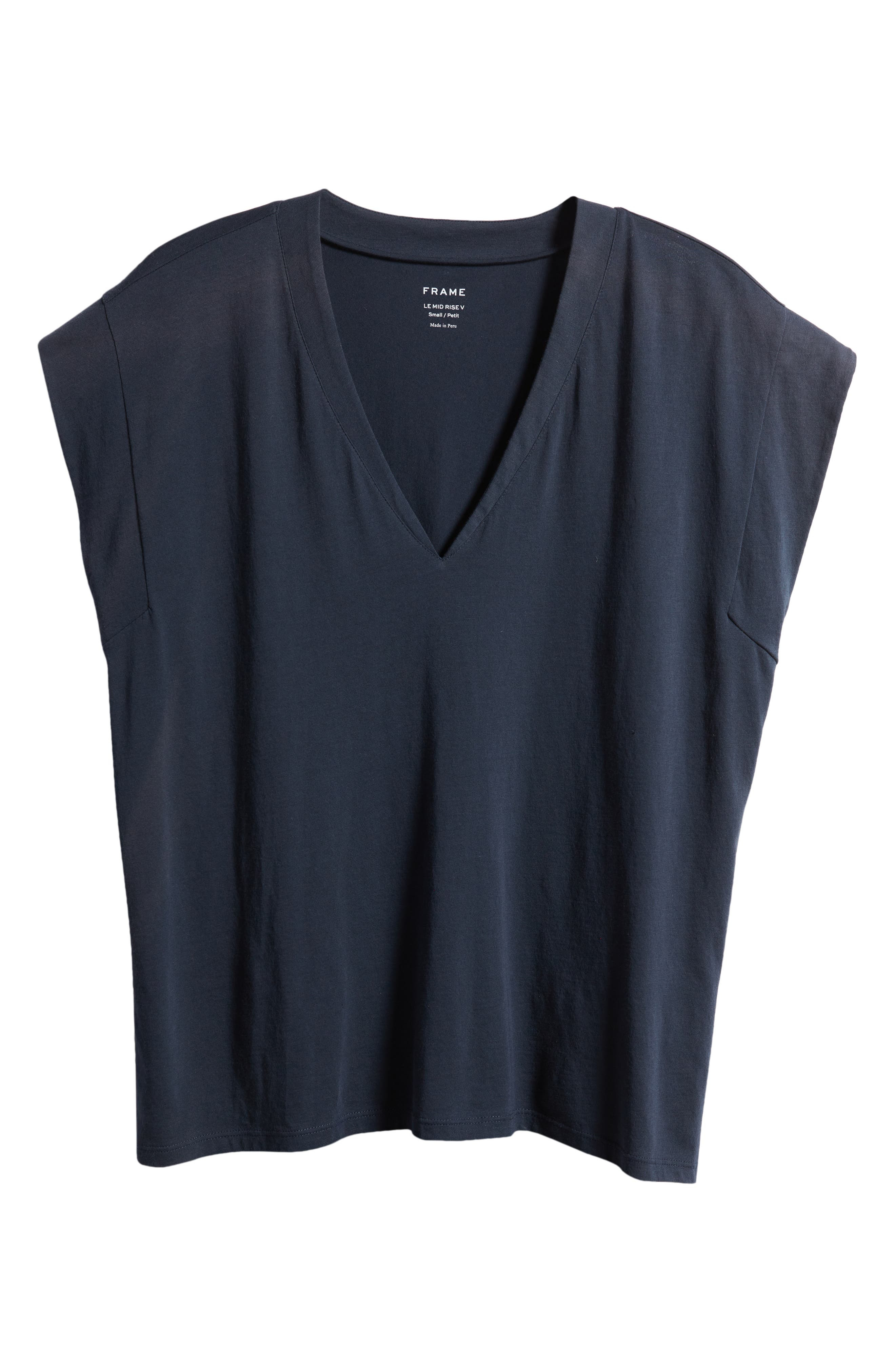 Le Mid Rise V-Neck T-Shirt - 5