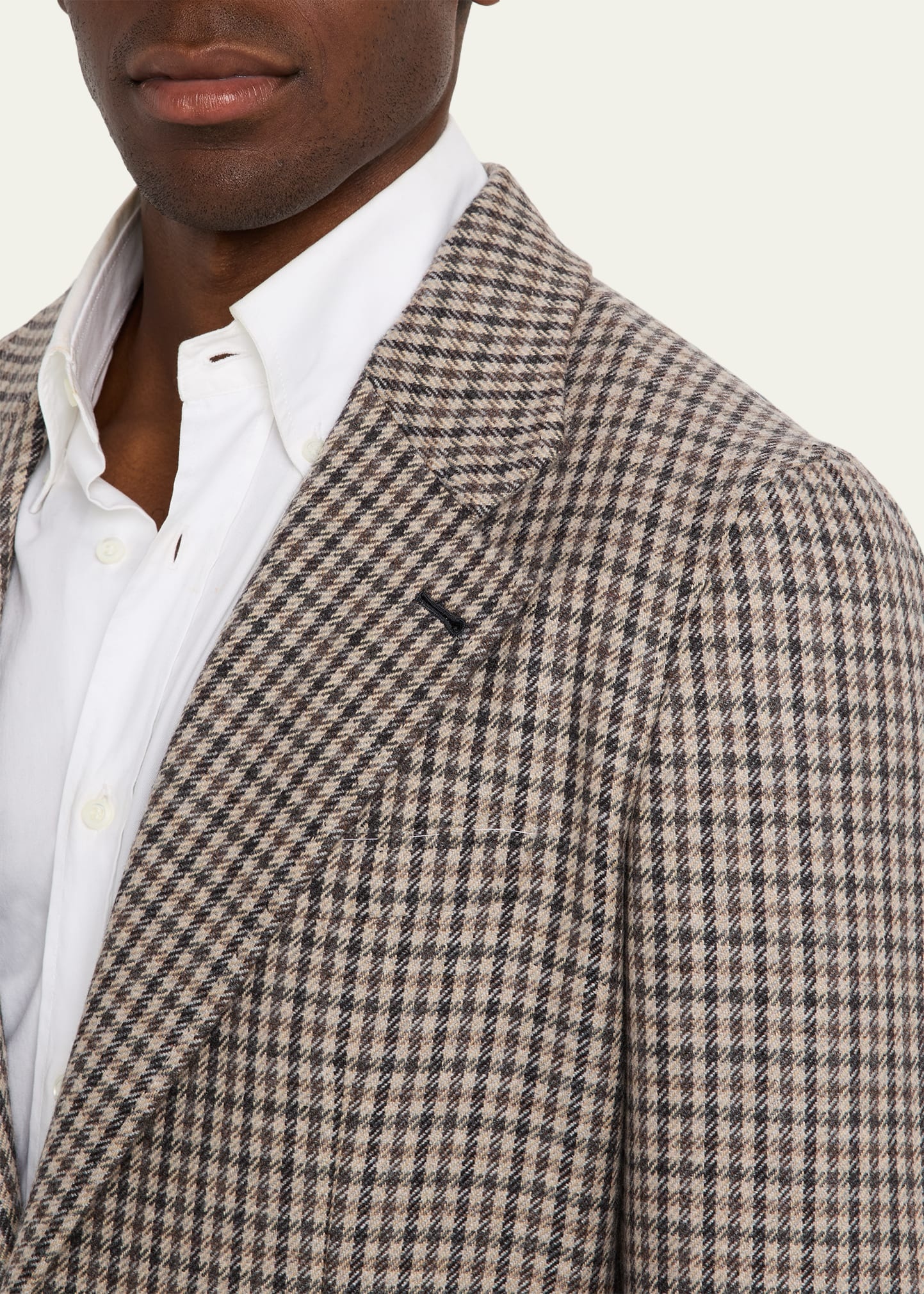 Men's Brera Cashmere District Check Sport Coat - 7