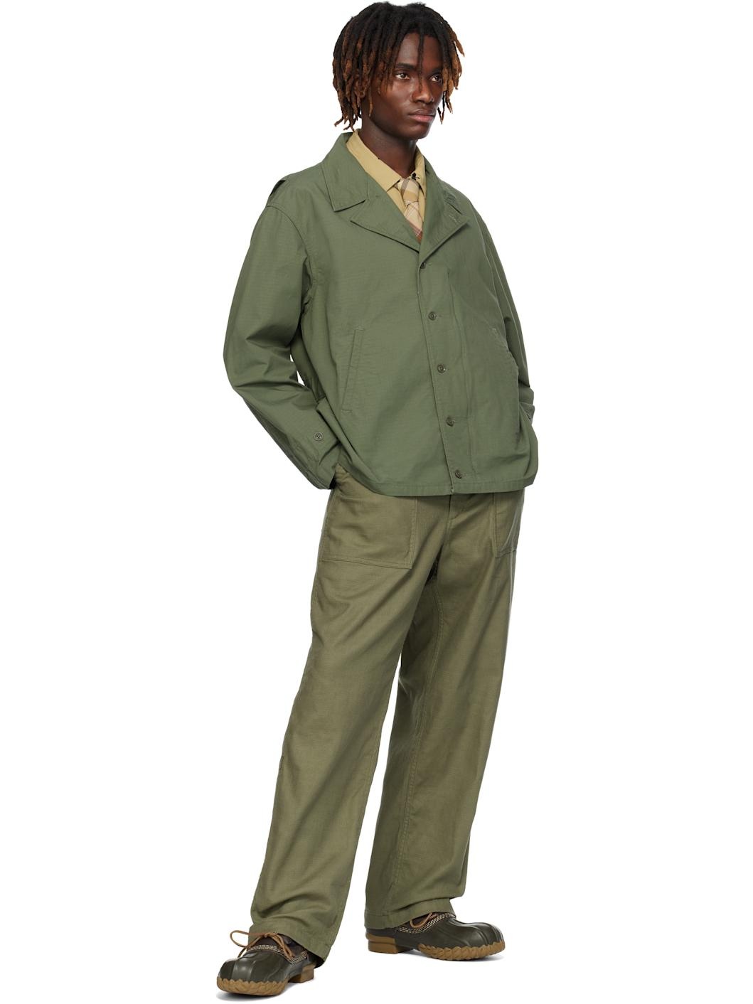 Green Fatigue Trousers - 4