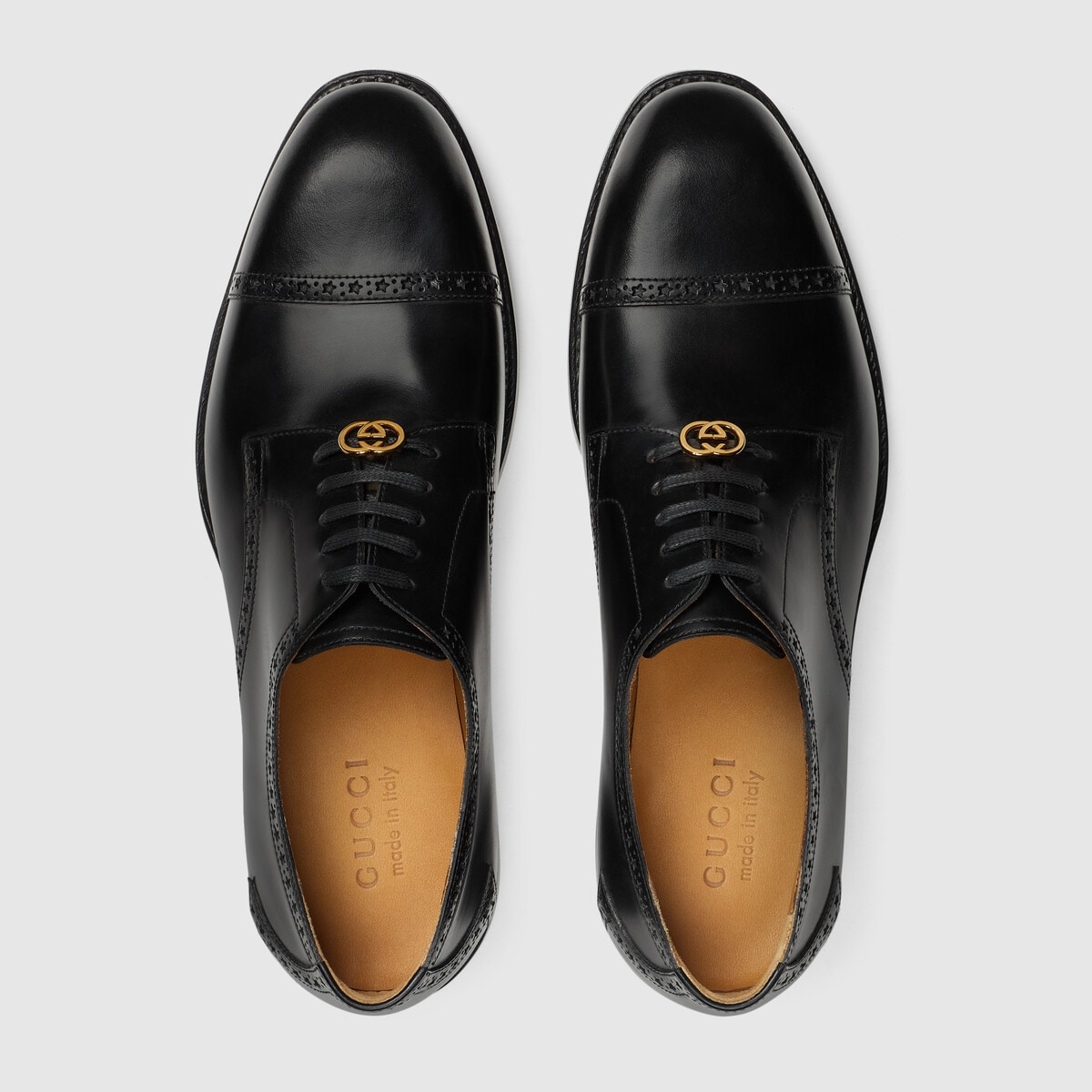 Men's lace-up shoe with brogue details - 5