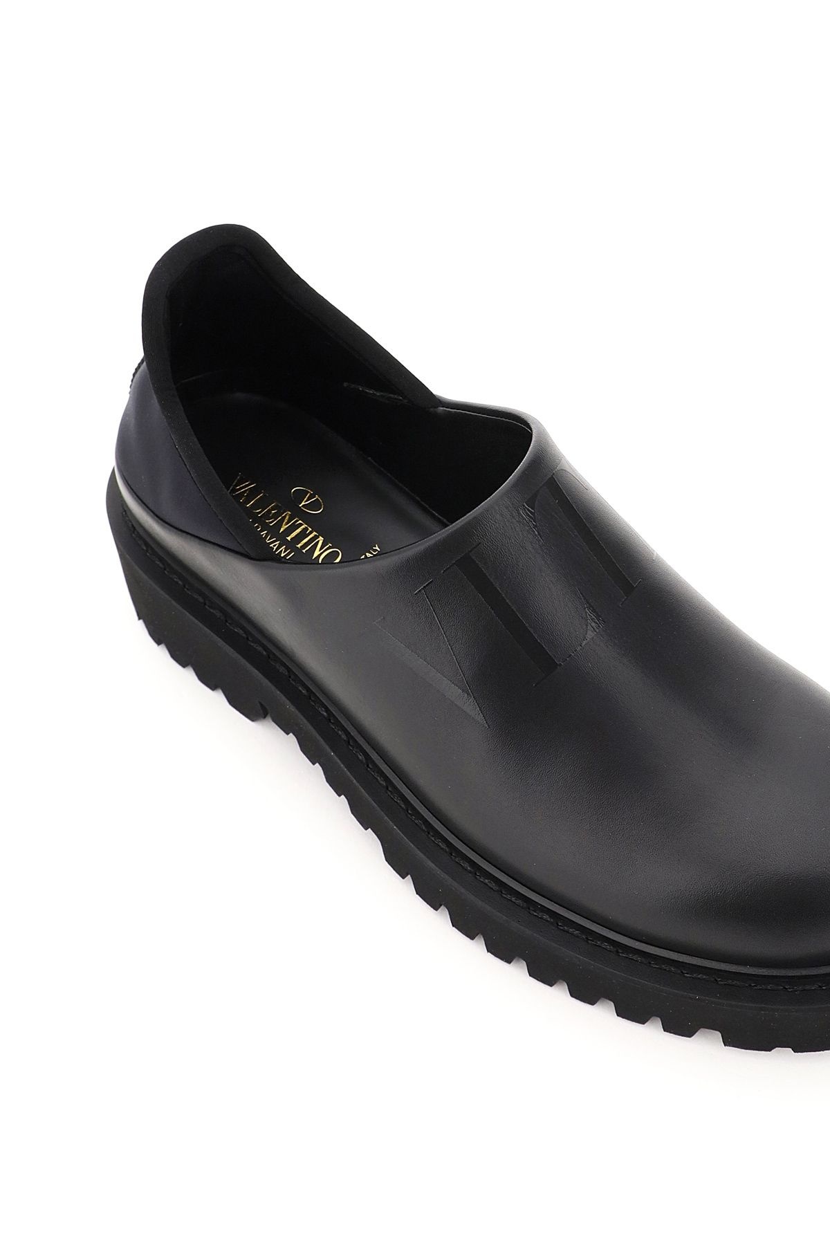 LEATHER CLOGS VLTN - 4