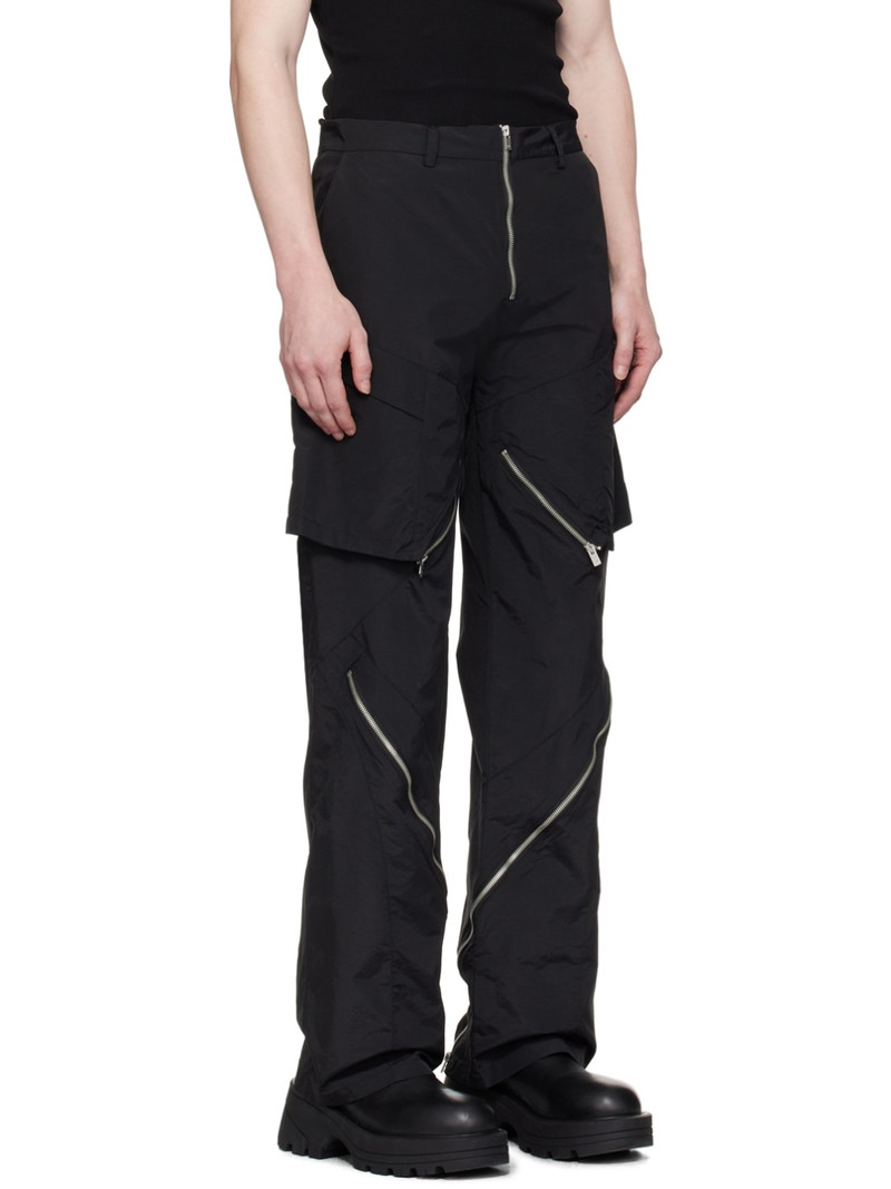 Black Stratum Cargo Pants 2