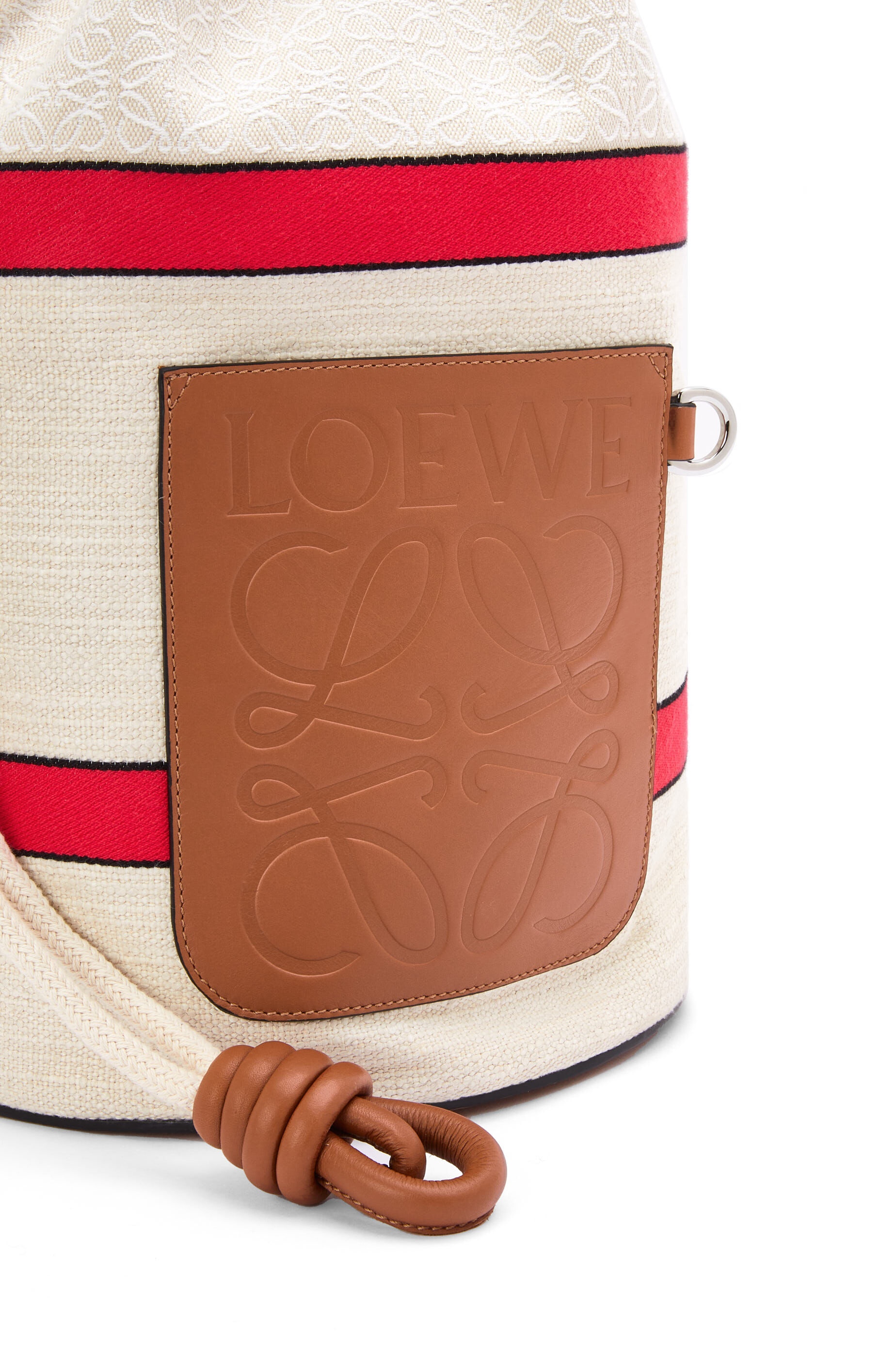Sailor bag in jacquard and calfskin - 6