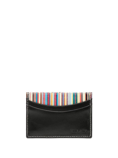 Paul Smith embossed-logo leather cardholder outlook