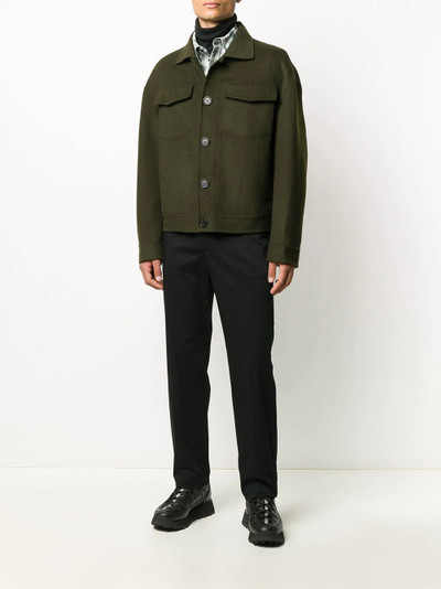 Acne Studios cropped buttoned jacket outlook