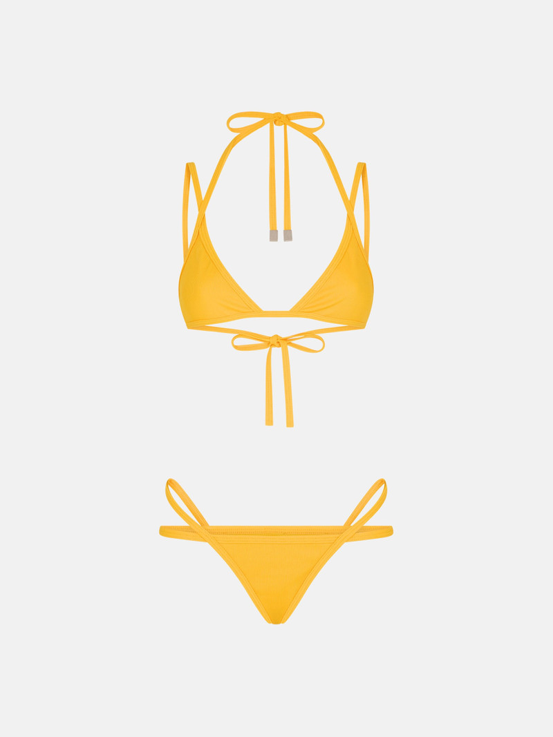 THE ATTICO YELLOW BIKINI outlook