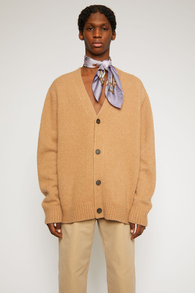 Acne Studios V-neck cardigan light brown outlook