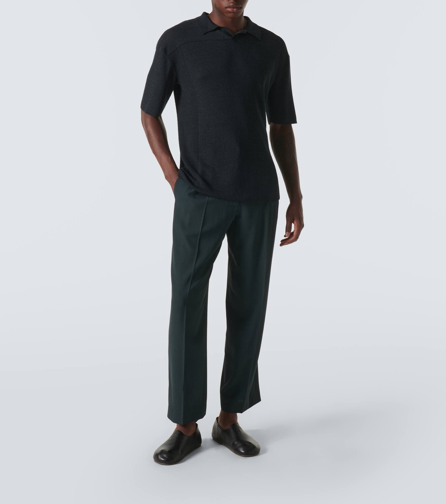 Silas wool-blend straight pants - 2