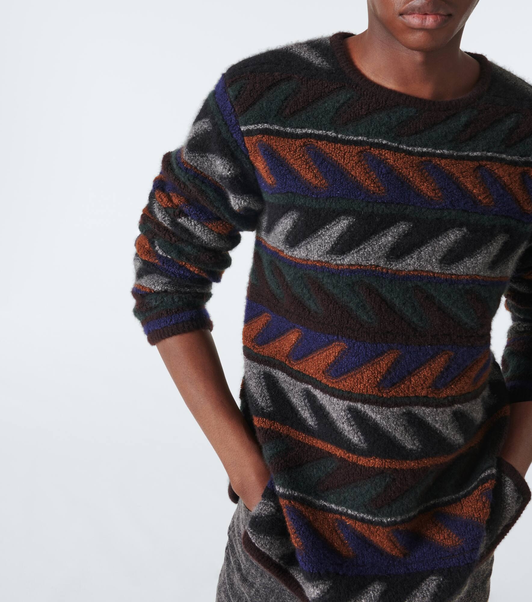 Bakou intarsia cashmere and silk sweater - 5