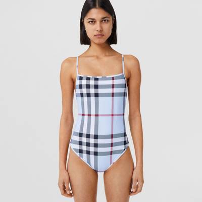 Burberry Check Stretch Nylon Swimsuit outlook