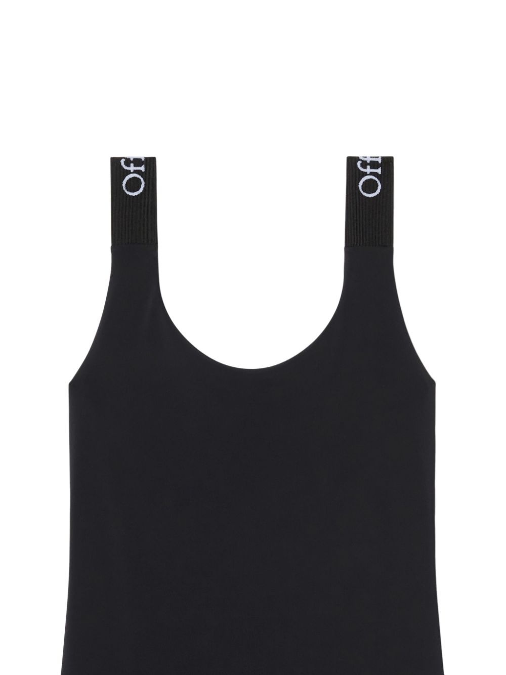logo-band swimsuit - 2