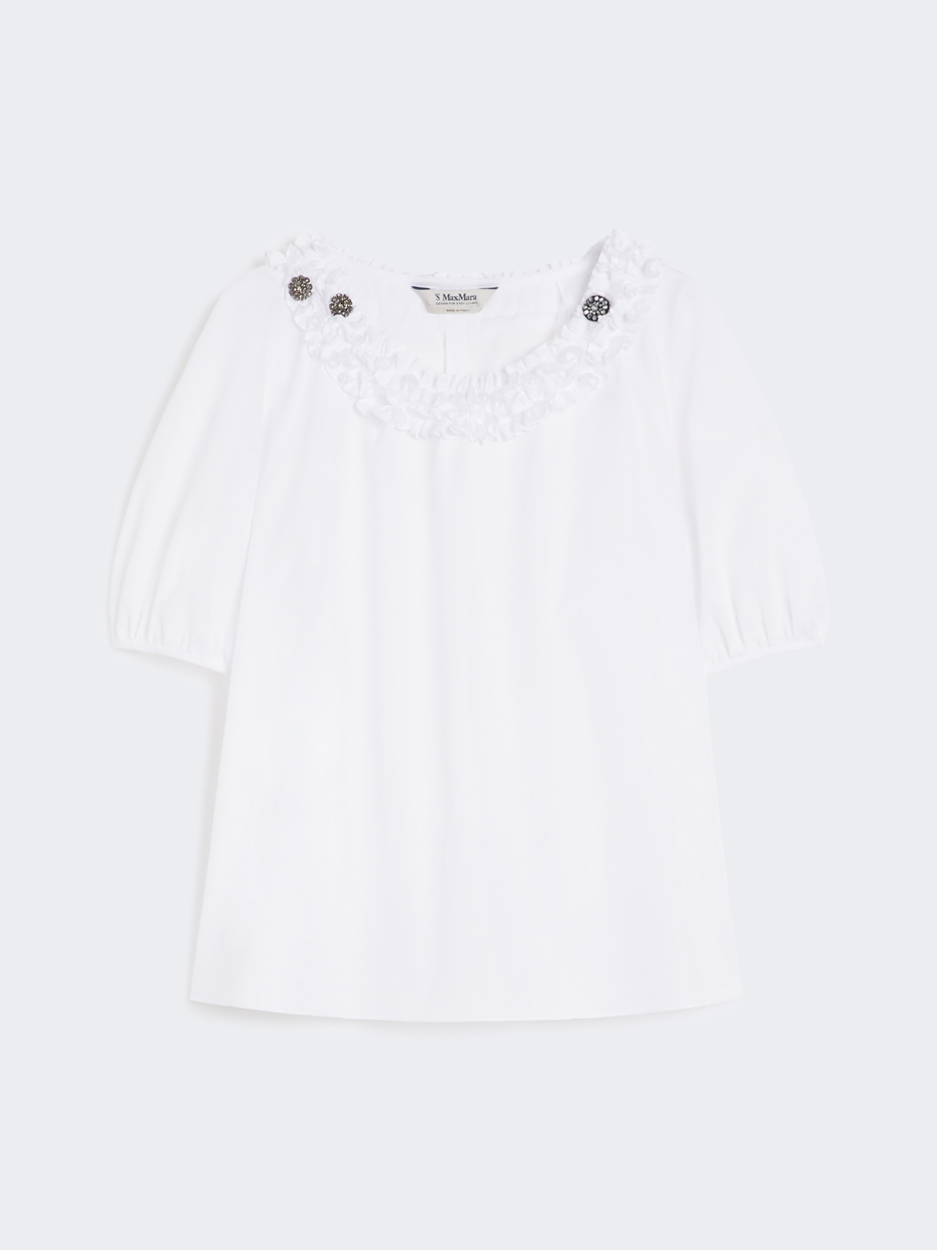 ORIANA Cotton poplin blouse - 1