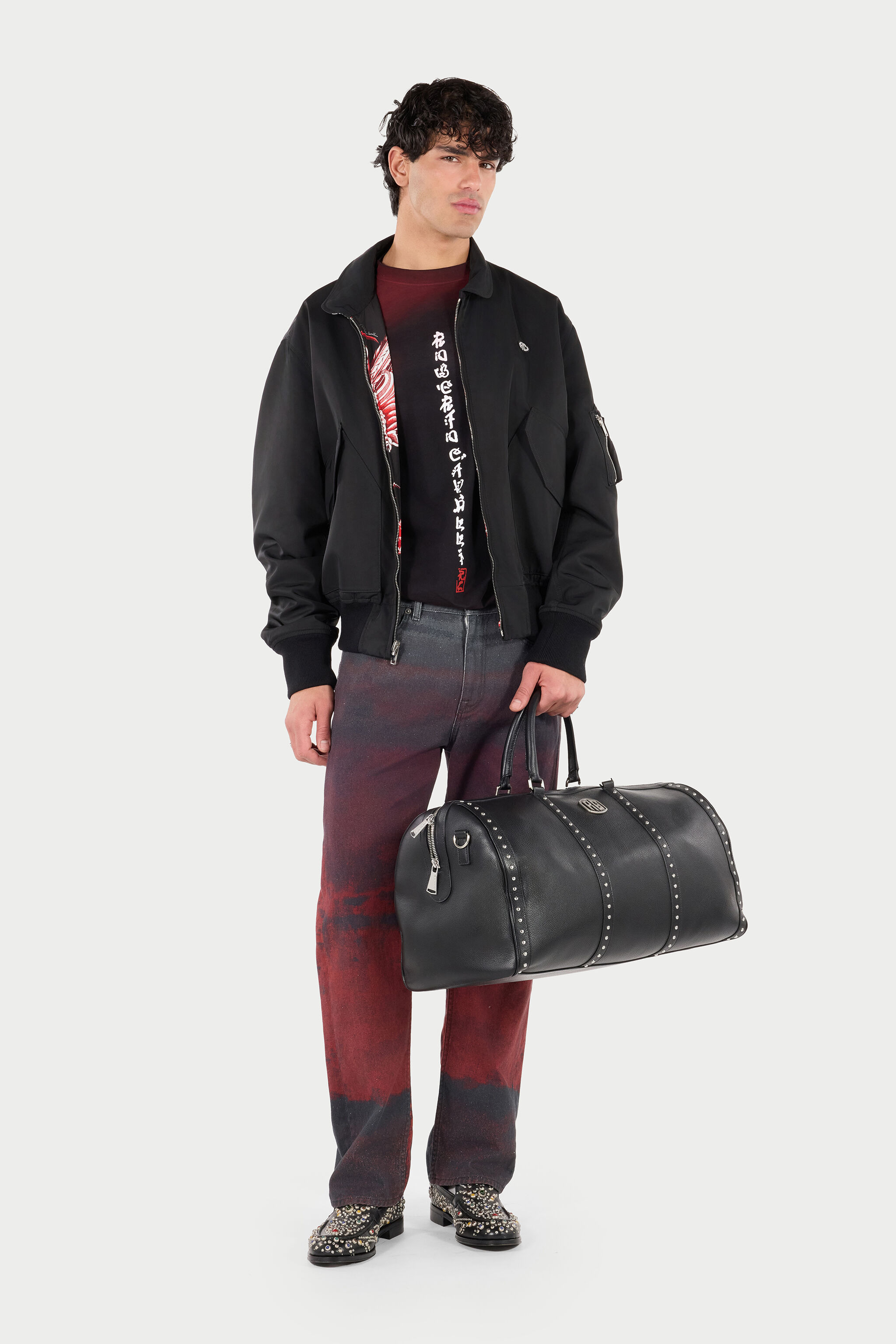 Tumbled Leather Travel Bag - 2