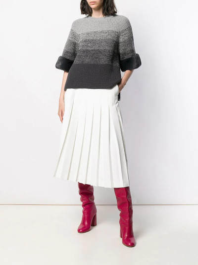 FENDI gradient knitted jumper outlook