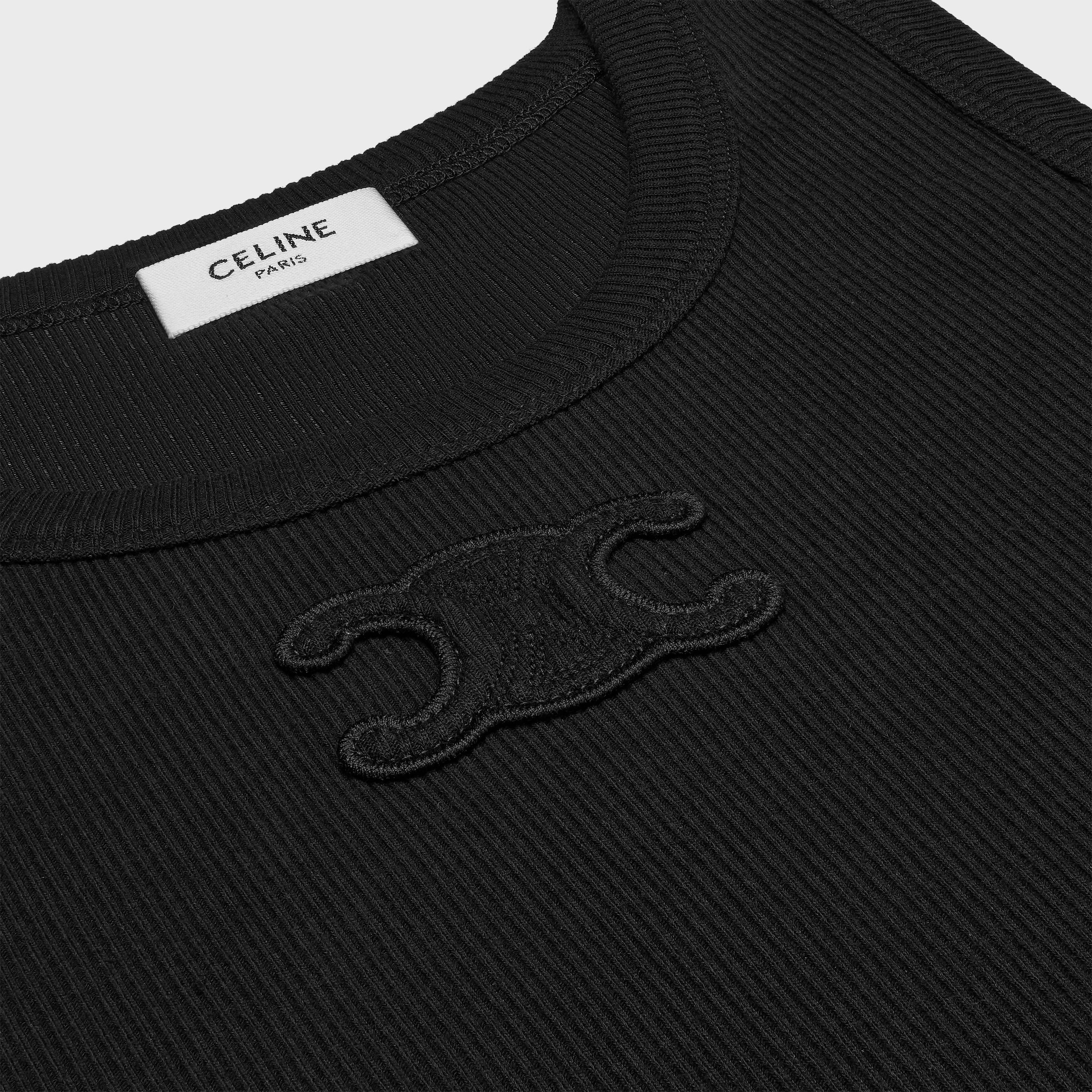 triomphe tank top in silk jersey - 3