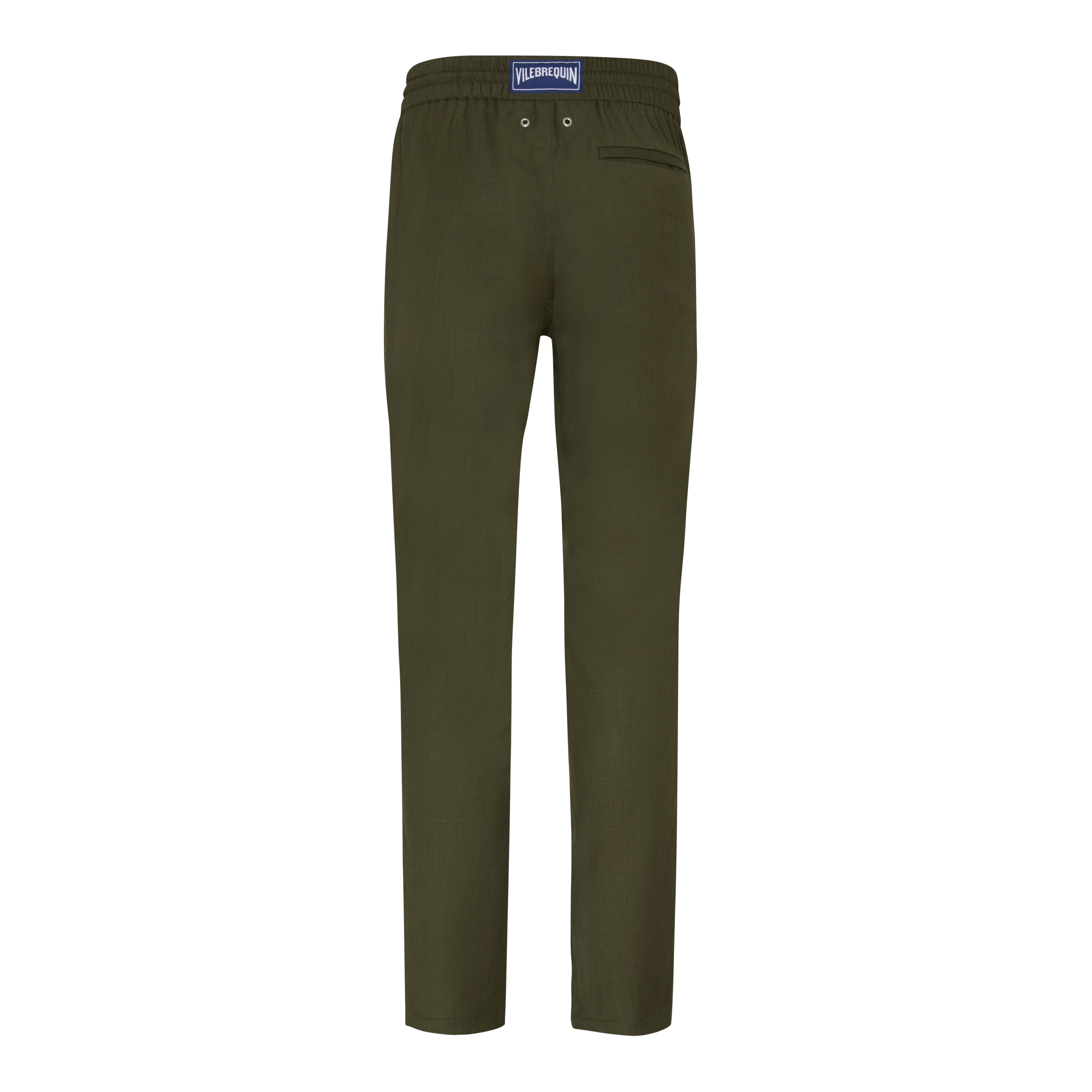 Men Merino Wool Pants Solid - 2