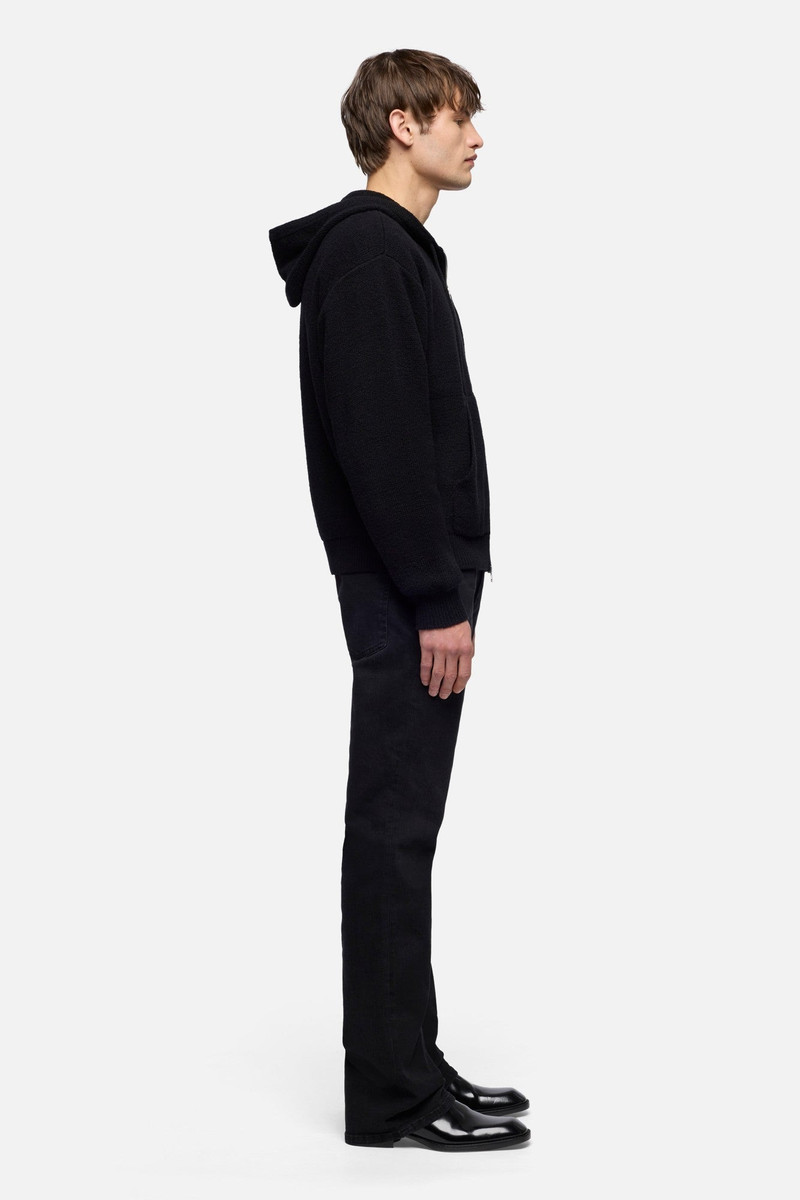 HOODED ZIP SWEATER in Cotton Wool 6