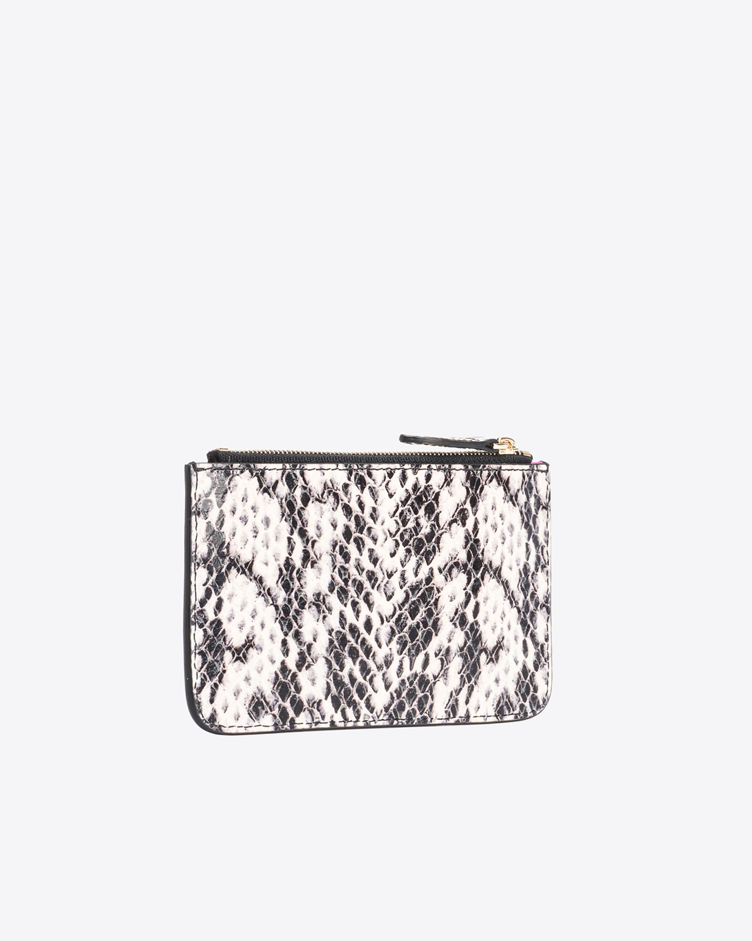 PINKO GALLERIA FLAT POUCH IN REPTILE SKIN - 2