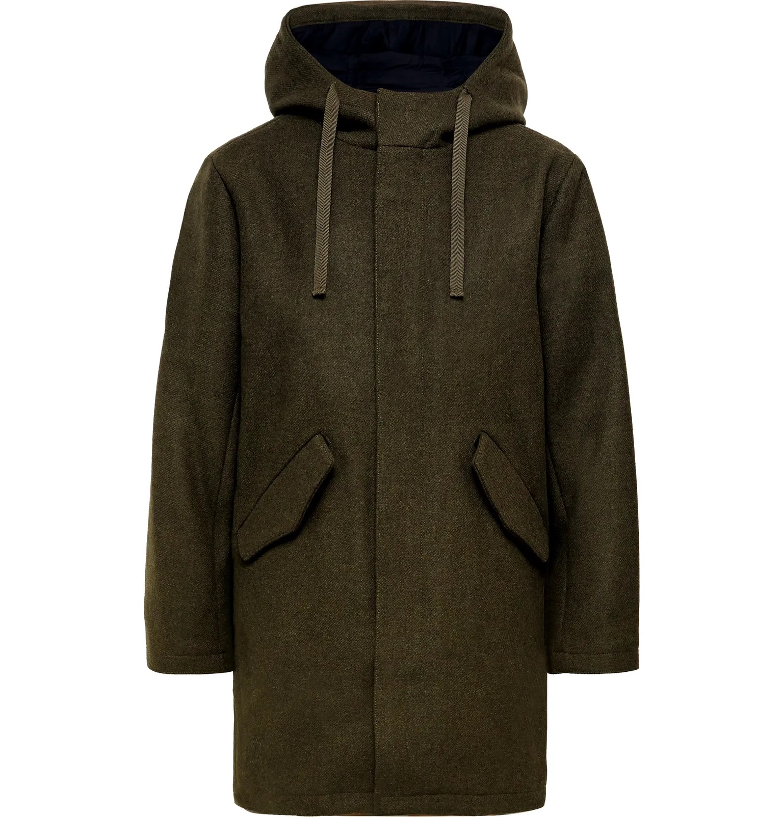 Benoit Wool-Blend Hooded Parka - 1