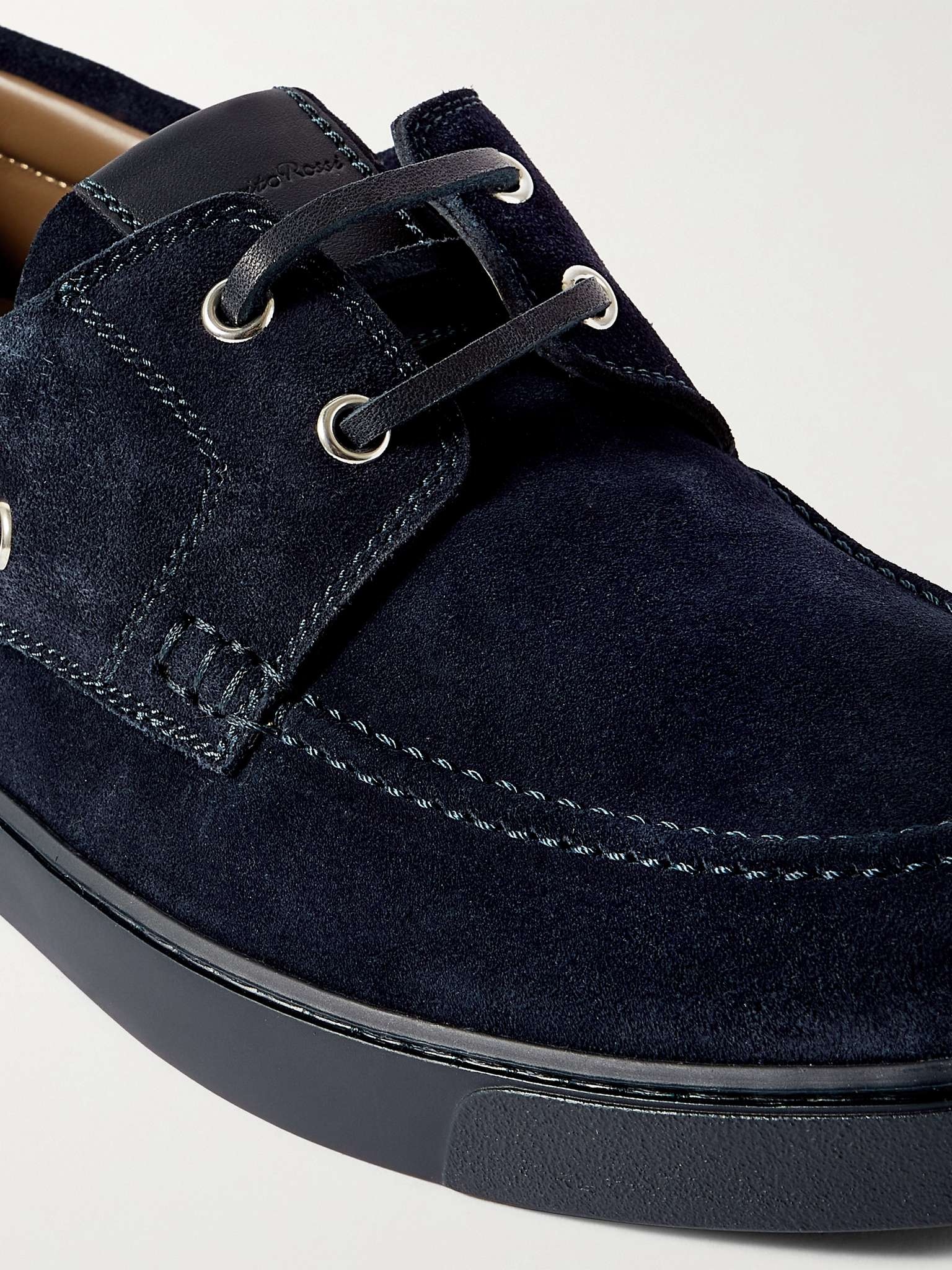 Suede Boat Shoes - 6